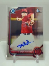 2022 Bowman Chrome 1st Victor Mederos Base Auto Guardians ROOKIE RC Autograph C2