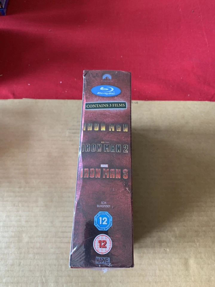 Iron Man 3 Movie Collection Blu ray Box Set NEW & SEALED Marvel (1,2 & 3) - Image 3 of 4