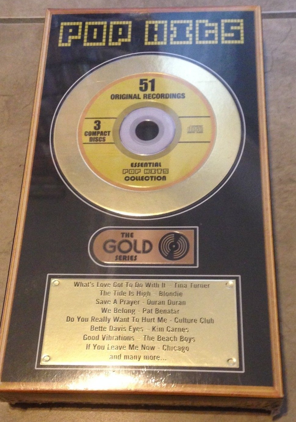 POP Hits The Gold Series 51 songs 3 CD box Set NEW factory sealed