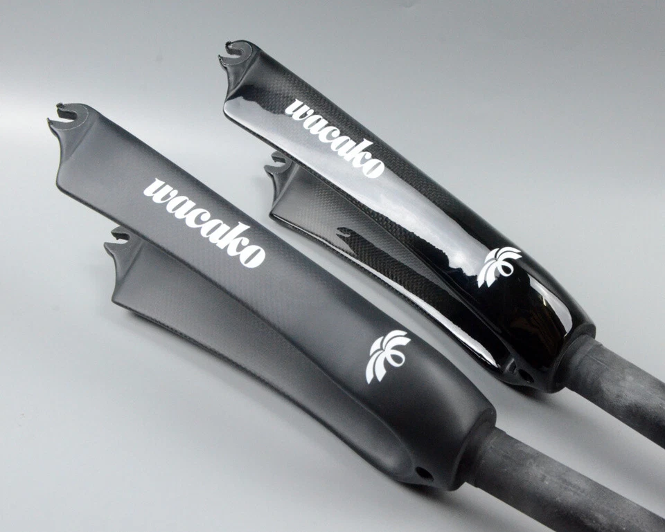 28.6mm Carbon Fiber BMX Bike Fork C Brake Rigid Folding Bike Fork 16/18/20/22 in - Image 3 of 4