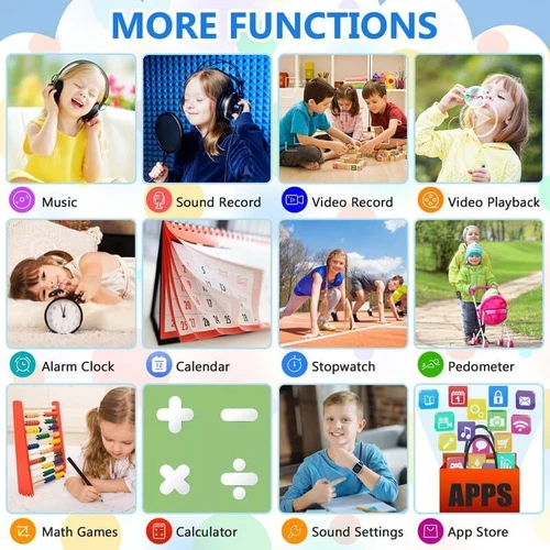 Smartwatch 4G Dzieci Telefon Zegarek z GPS WiFi Rozmowa wideo SOS dla chłopców Dziewcząt - Zdjęcie 51 z 65