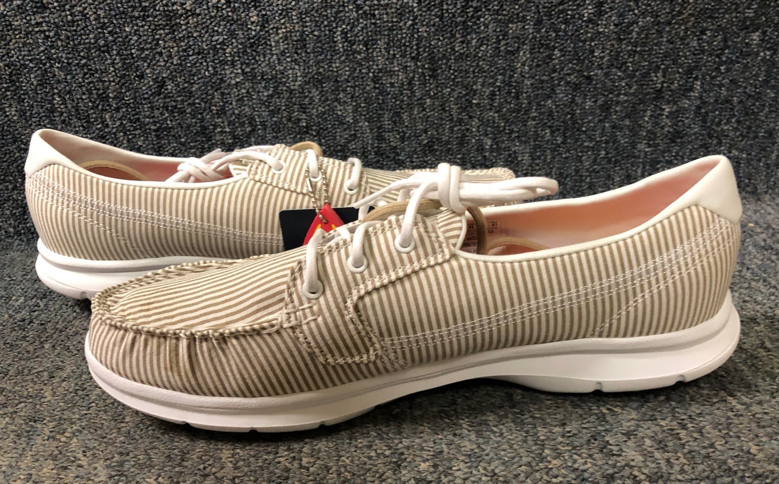 skechers go step sandy boat shoes