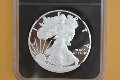 2020-W $1 Silver Eagle NGC PF70 UCAM John Mercanti Signed First
