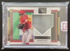 🔥2022 Panini Three and Two Bryson Stott Jersey Relic #D /35🔥