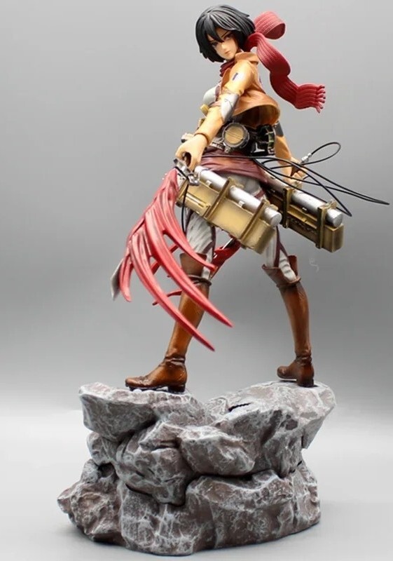 Figura Mikasa Ackerman ATAQUE Titanes Shingeki No Kyojin De Lujo 31cm