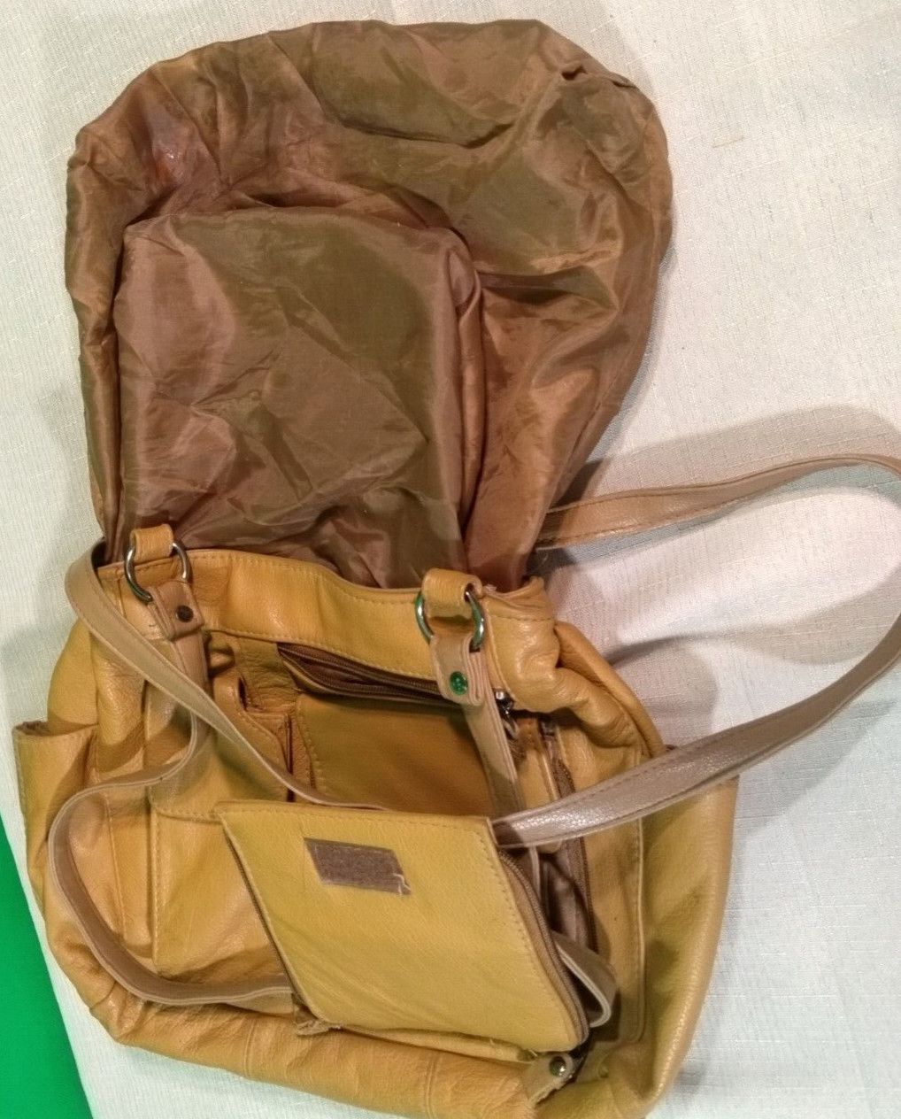 GF60 BROWN MULTIPOCKET DOUBLE STRAP LARGE LINED T… - image 8