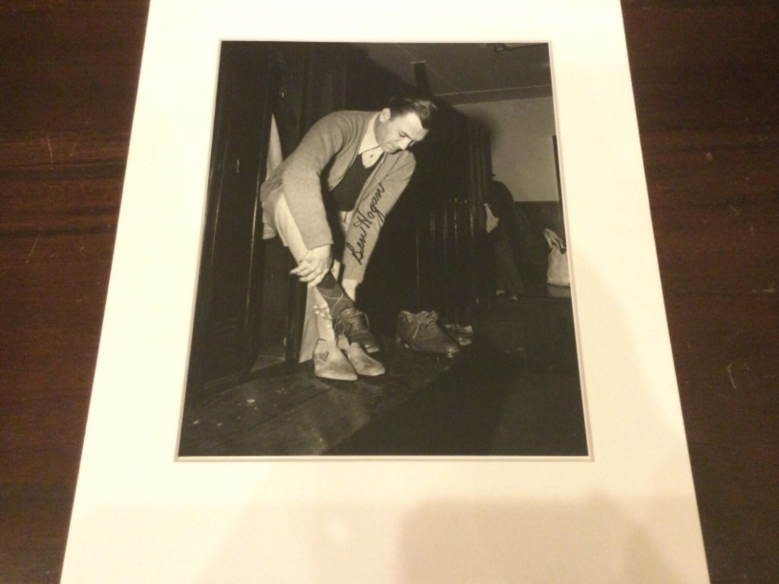 Ben Hogan Autographed Signed Golf Early Image Accident Legs Locker JSA Certificate 