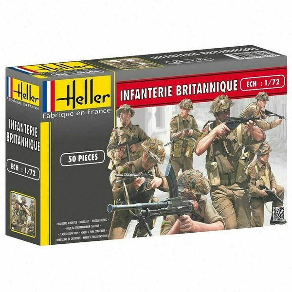 Heller Infanterie Britannique Britische Infanterie 50 Pieces1:72 Art. 49604-image