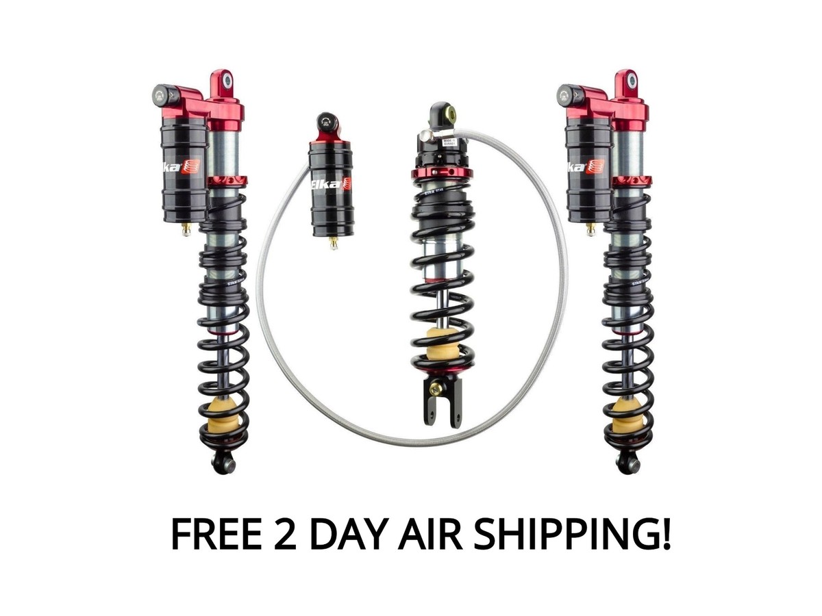 Active EMS パフォーマンスギア　XS　中古品 Elka Legacy 3 Front and Rear Shocks Suspension Kit Kawasaki KFX