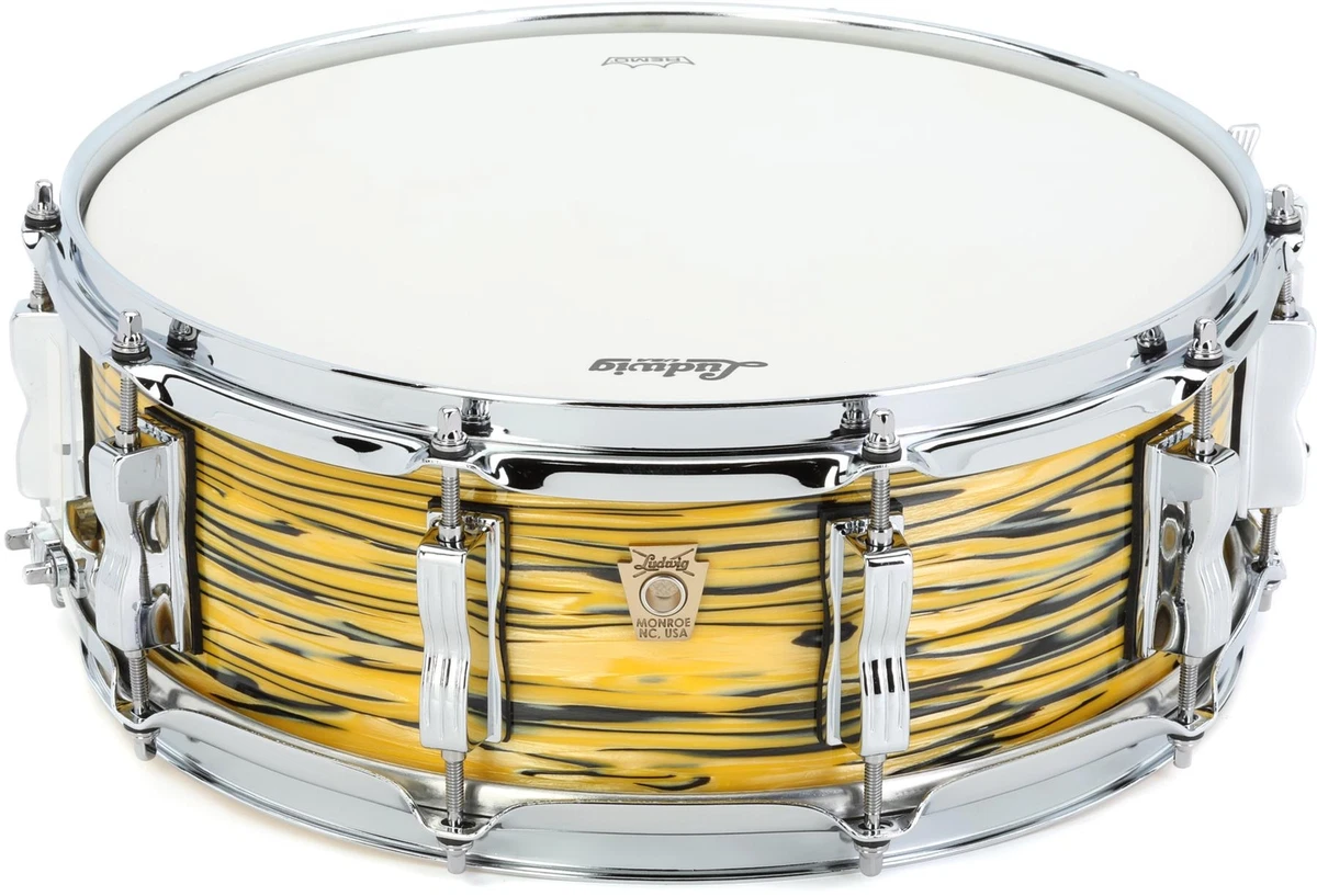 Ludwig Classic Maple Snare Drum 5 x 14 inch Lemon Oyster eBay