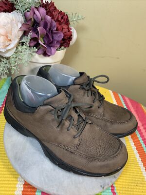 Dunham Suspension System Brown Leather Oxfords Easy Walk Shoes  Women s US 9.5 M