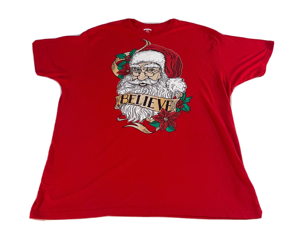 Christmas T-Shirt - Believe In Santa Claus Shirt Christmas T-Shirt - Believe In Santa Claus Shirt