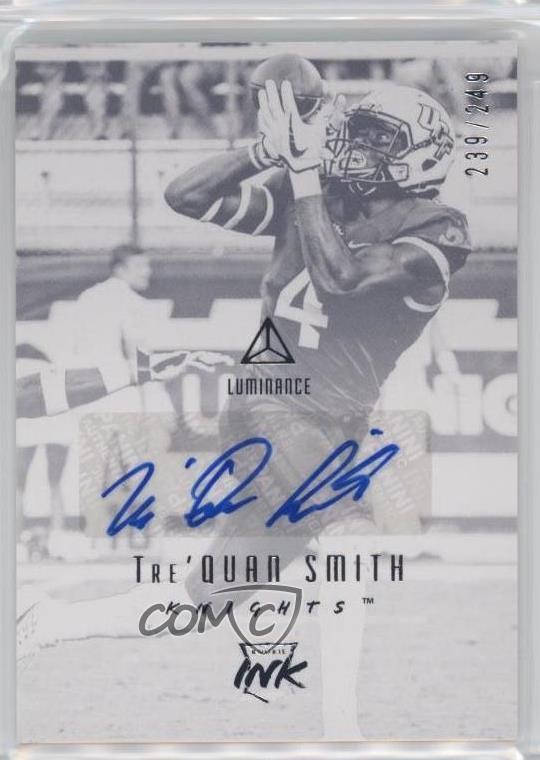 Tre'Quan Smith Panini Luminance Rookie Ink #RITSM Base