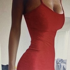 Women's Bodycon Mini Dress Sleeveless Strappy Knit Stretch Red Blue Yellow Khaki