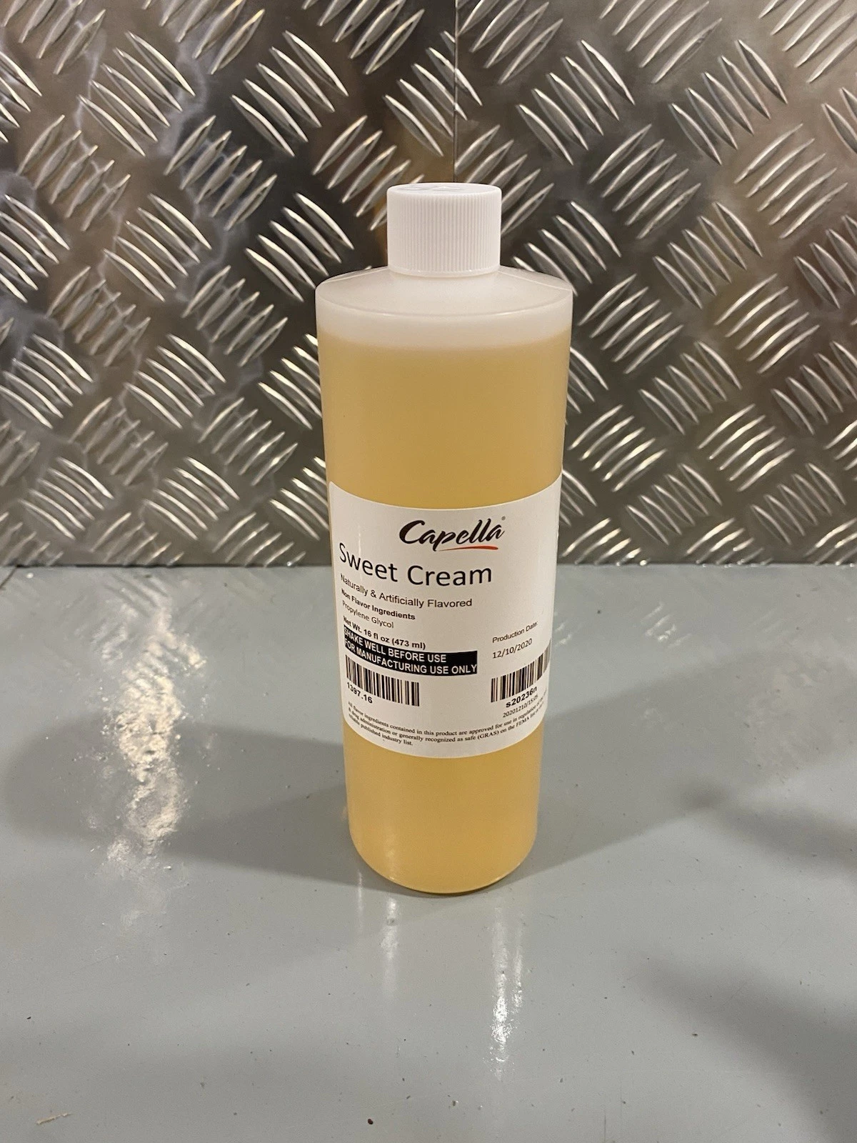 Capella Sweet Cream Flavour 16oz 473ml Production Date 10/12/2020
