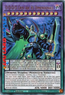 D/D/D/D KÖNIGSKÖNIGSKRISE - DOOD-IT035 - 1Ed - Ultra Rare - Yu-Gi-Oh