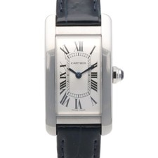 Orologio Cartier Tank Americaine SM Acciaio Inox 4274 Quarzo Donna Uso CARTIER