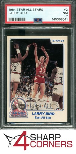 1984 STAR ALL-STARS #2 LARRY BIRD HOF PSA 7