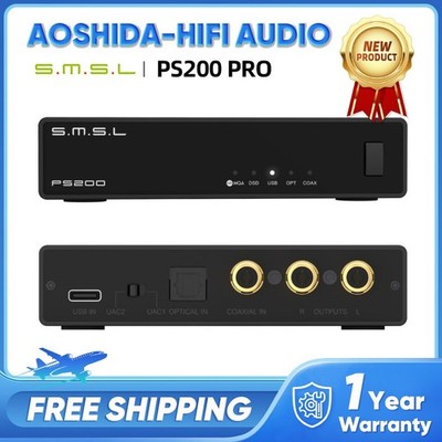 SMSL PS200PRO Multifunctional Audio Decoder ES9039Q2M PCM768 DSD512 PS5