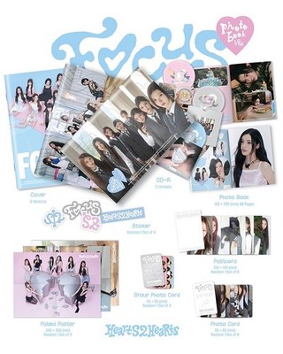 Hearts2Hearts H2H x FOCUS PHOTOBOOK ver 1st set Mini Album