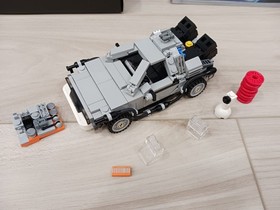 Used - LEGO Ideas: The DeLorean Time Machine (21103) Complete with box and 'figs