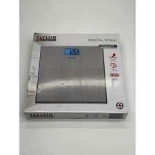 Taylor Digital Bath Scale 7403 Stainless Steel 440lb Capacity Backlit LCD New