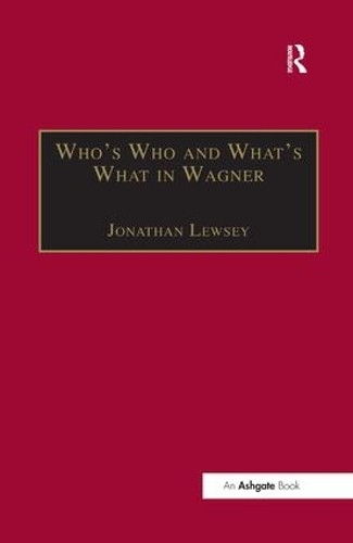 Whos Who and Whats What in Wagner - 9781138455481