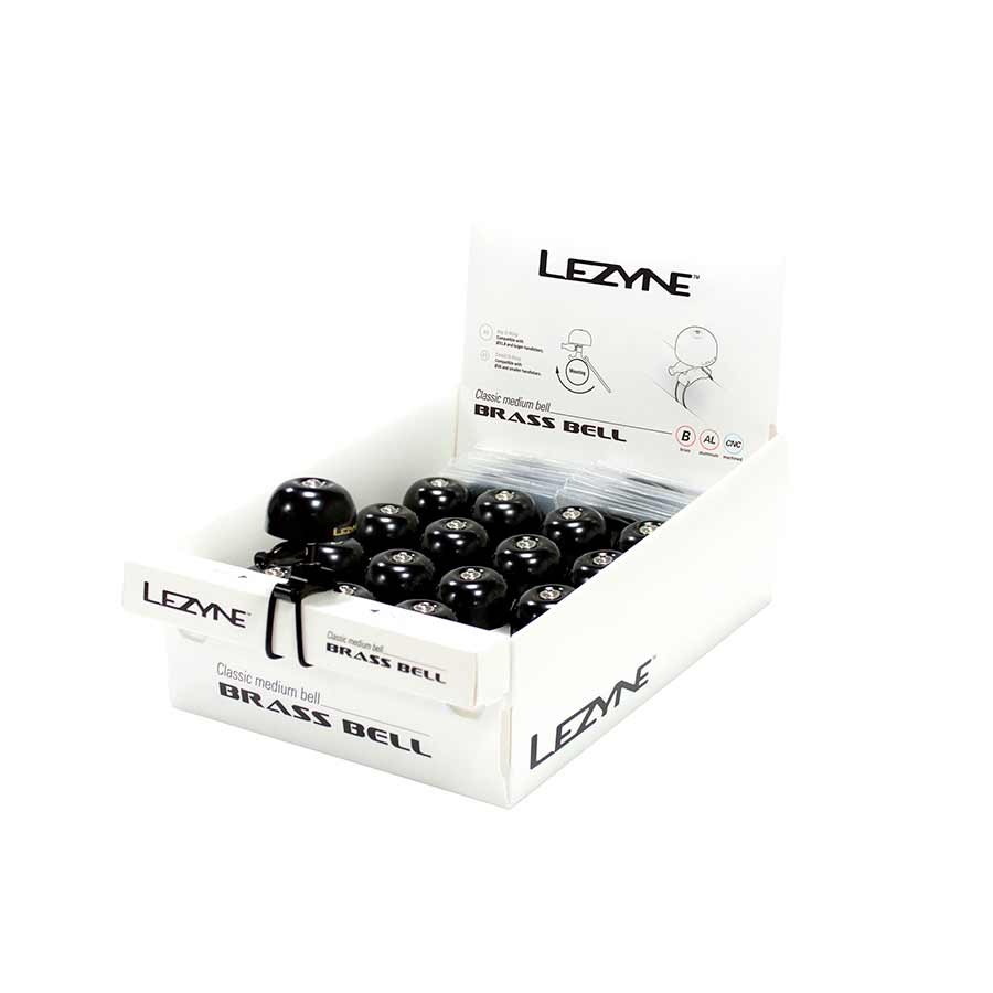 Колокольчик Lezyne Classic Brass Bell BlackЧерный средний 14шт 41590₽