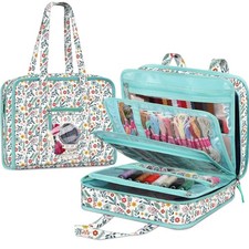 FINPAC Sewing and Craft Supplies Storage Tote, Large Capacity Travel Packing ...
