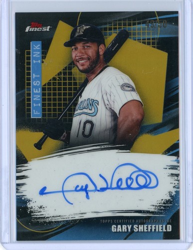 2026 Topps Finest Gary Sheffield Gold (RAW)