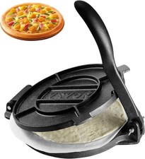 Tortilla Press 10 Inch Tortilla and Roti Maker Cast Iron Heavy Duty Tortilladora