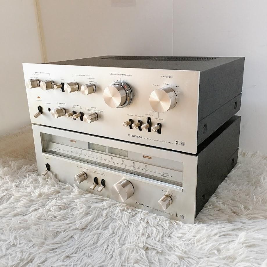 Pioneer SA-8800 Amplifier & TX-8800 Tuner Vintage Hi-Fi Test