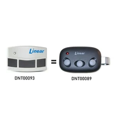 Linear DNT00093 MTS3 3-Button Visor Transmitter 318 MHz Replacement for DNT00089