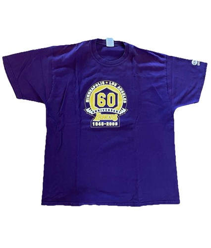 2008 Los Angeles Lakers 60th Anniversary Promo T-Shirt SGA