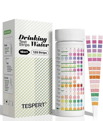 #ad Water Testing Kits for Drinking Water 125 Strips 16 In 1 Water Testing Kit $9.99