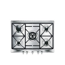 Smeg Cucina Refurbished  SR275XGH2 69cm 5 Burner Gas Hob Stainless  A1/SR275XGH2