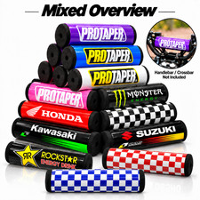 Universal 8" Crossbar Pad Round Handlebar Foam Protector For ATV Dirt Bike MX