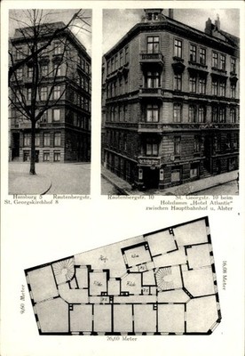 Ak Hamburg Mitte St. Georg, Gasthaus Otto Bannecke, St. Georgstraße 10 - 4282792