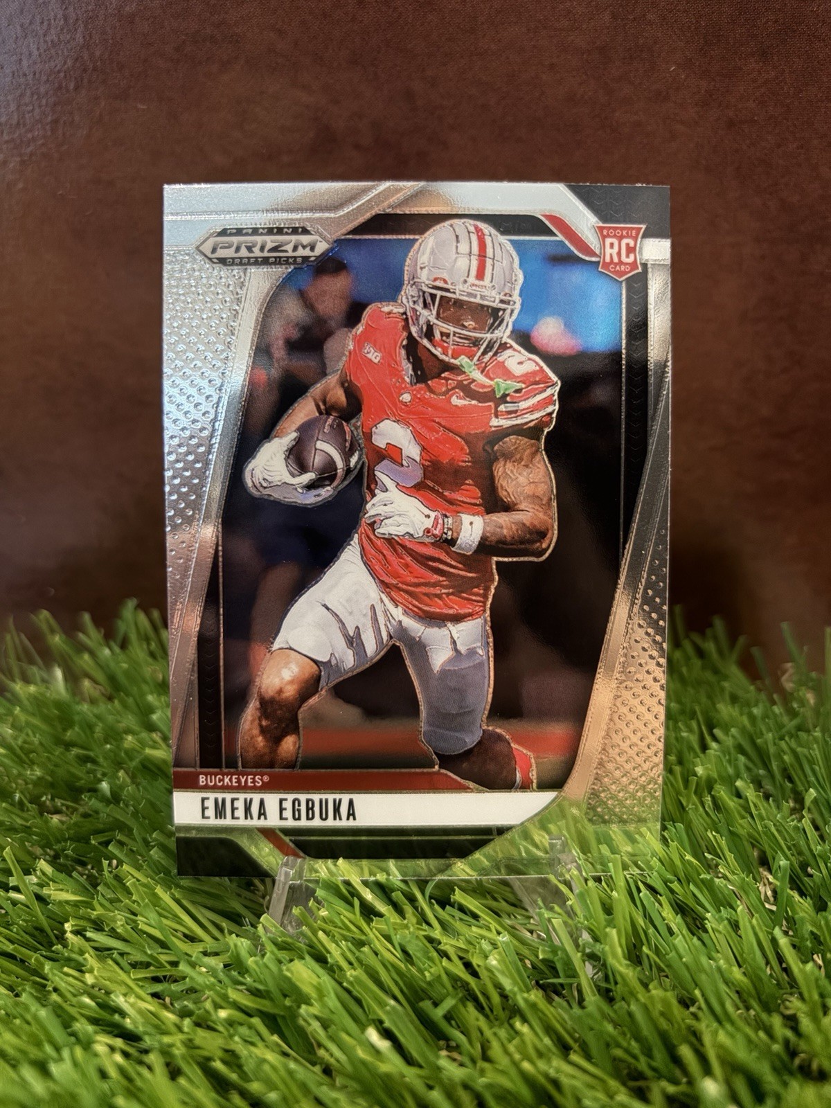 2025 Panini Prizm Draft Picks Emeka Egbuka #85 Rookie Card Ohio State (RC)