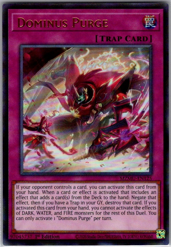 Dominus Purge MZMU-EN125 (YuGiOh Maze of Muertos) — is it worth grading?
