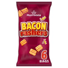 Morrisons Bacon Rashers - 6 x 19g