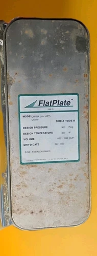 FlatPlate Chiller Heat Exchanger Model CH33A 1in MPT | 300 PSI | 350°F |...
