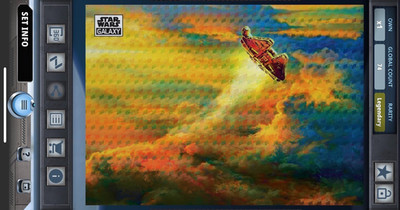 Topps Digital Star Wars Card Trader Legendary Chrome Galaxy Falcon Rising 75cc!