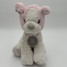 Aurora Baby My First Puppy Dog Polka Dot Pink Write Plush 10" Stuffed Toy 2018