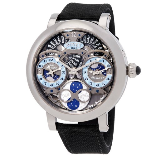 Bovet The Recital 27 Hand Wind Blue Dial Men's Watch R270014