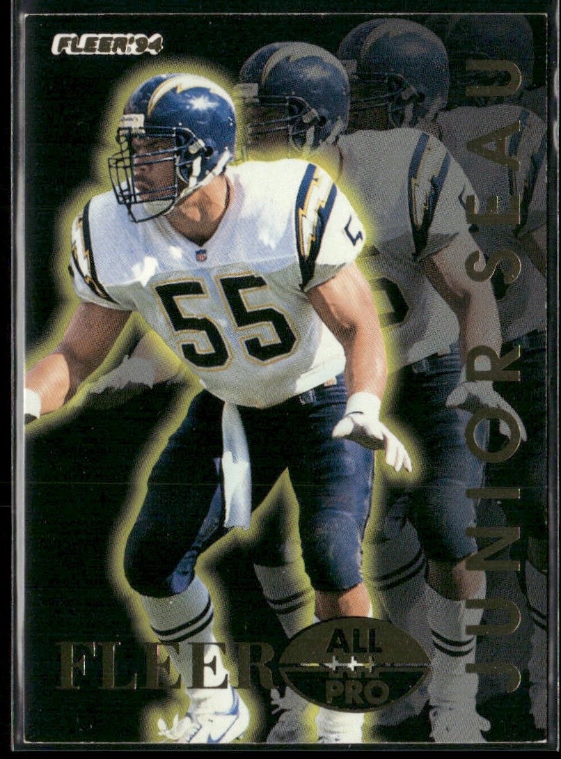 1994 Fleer Junior Seau Fleer All-Pros San Diego Chargers #13