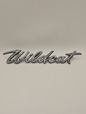 1965 Buick Wildcat Rear Quarter Trunk Script Emblem 65 Wildcat Monogram Side