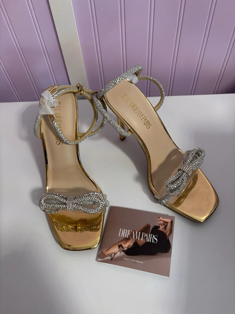 DREAM PAIRS Gesloten hakken voor dames.,Size 40,Naakt-Pu,SDPU2354W