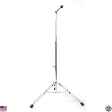 Ktaxon Adjustable Cymbal Stand 27.5"-52.7" - Stainless Steel, Double-Braced Legs