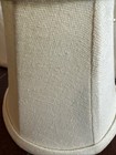 3 Lampshades For Chandelier Bulbs. Ivory. Gold Hardware. — photo 3
